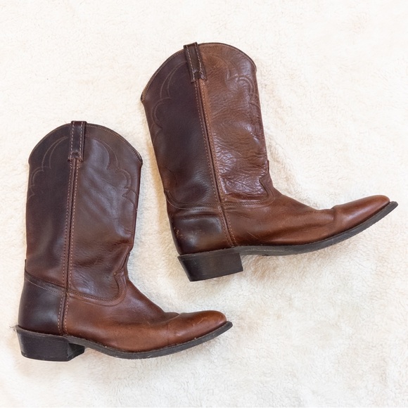 Dingo Brown Leather Boots - Picture 3 of 10